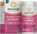 Obnoviť život Ženské probiotické kapsule, podporuje pH rovnováhu pre ženy, vaginálne, močové, tráviace a imunitné zdravie, L. Rhamnosus GG, Dairy, Soy and Gluten-free, 90 miliárd CFU - 30 Ct