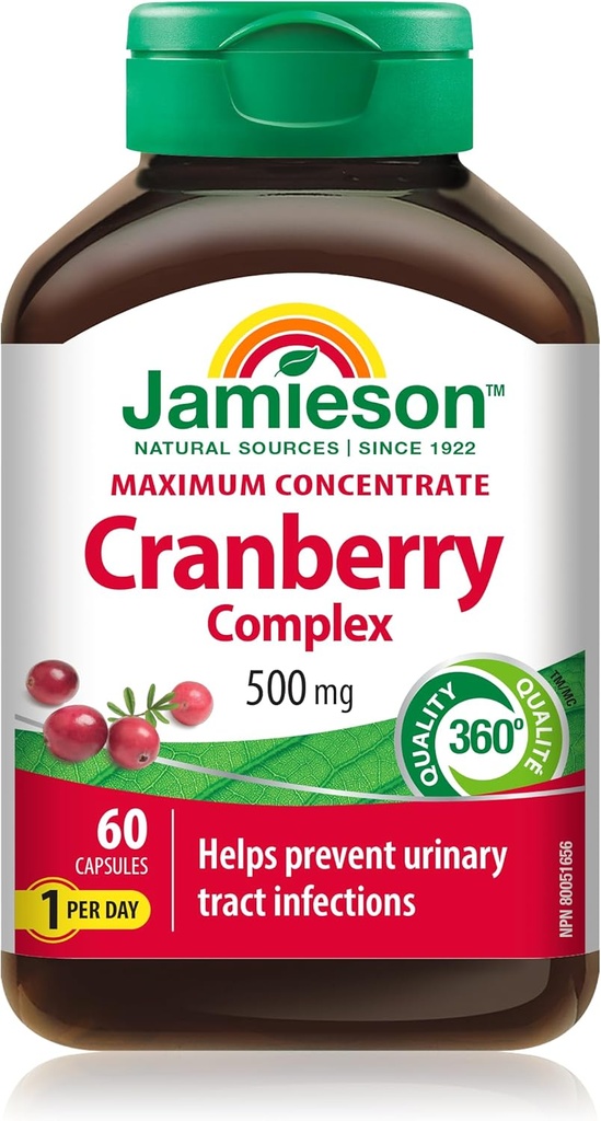 Jamieson Maximum Concentration Cranberry Complex Capsule