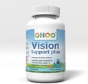 OHOO Vision Support Plus Supplement - s Lutein & Zeaxantin- podporuje zdravú víziu, Made in The USA- 60 Kapsule