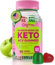 Keto Acv Gumies for Advanced Weight Loss: Apple Cider Ocogar Gummy s vitamínmi na podporu trávenie, metabolizmus, & Immune Health - bez cukru 80 ot