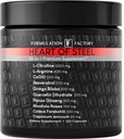 Formulačné továrne Oceľové srdce: 10-v-1 Metabolický Maximizer Oxid dusičitý doplnok, podpora krvného tlaku, L Arginine, L Citruline Natural Pre-Workout: Manažment energie 120 Počet