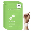Dobré Patch Active Patch, Energetická podpora, Natural Patch s kofeínom, Beta Alanyne, Rhodiola, Plant Powered Wearable Wellness, Trvalá verzia (24 total Patches)