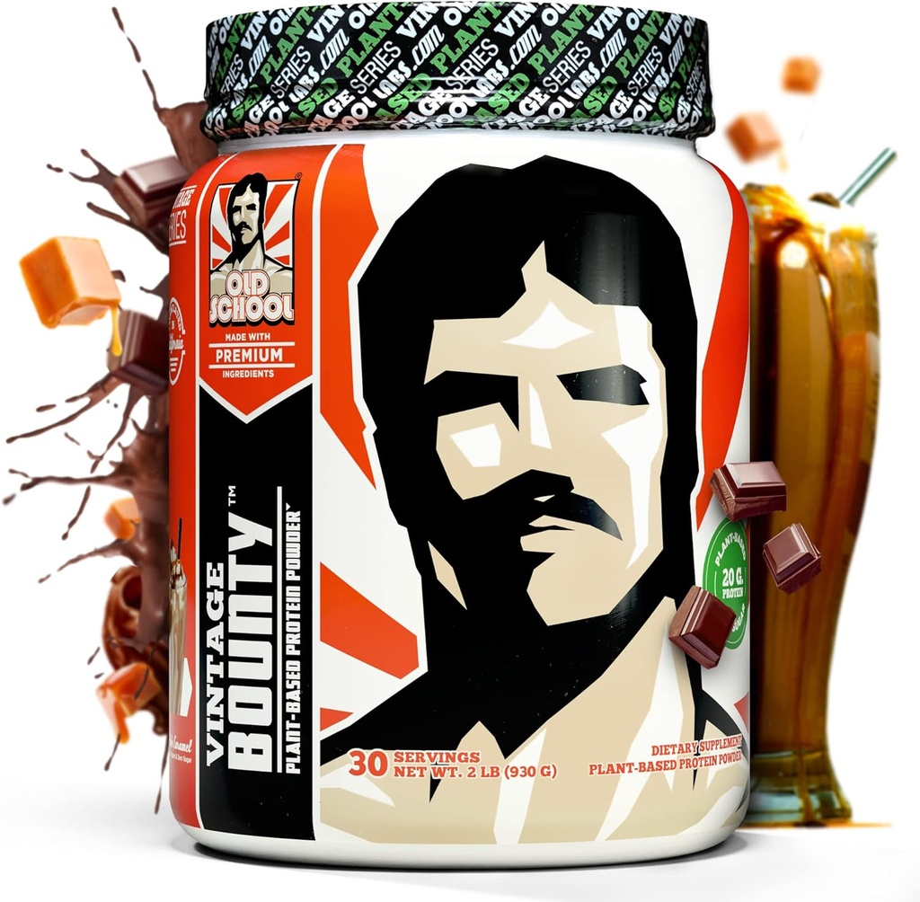 Vintage Bounty - Plant Based Vegan Protein Powder, Post-Workout & Recovery 