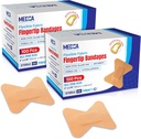 Flex Fabric Lepiace pásy - Finger-Tip pásy pre starostlivosť o prsty a chrániť rany pred infekciou - (200 Počet)
