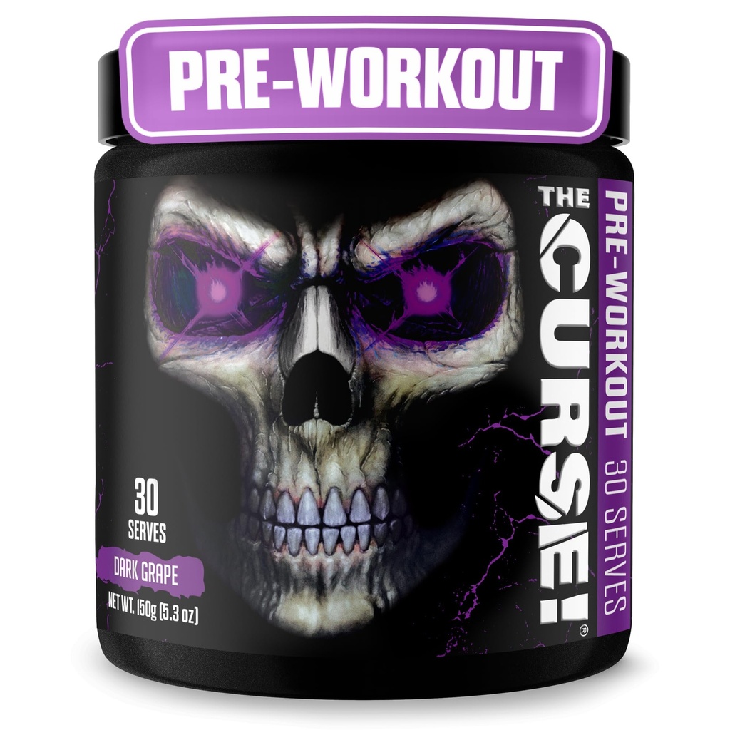 JNX ŠPORTS kliatba! Dark Grape Pre Cvičenie Powder s Creatin 