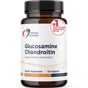 Dizajn pre zdravie Glukozamín Chondroitín - Glukozamín Sulfate + Chondroitín Sulfate doplnok - podporuje zdravú spoločnú funkciu (120 kapsuly)