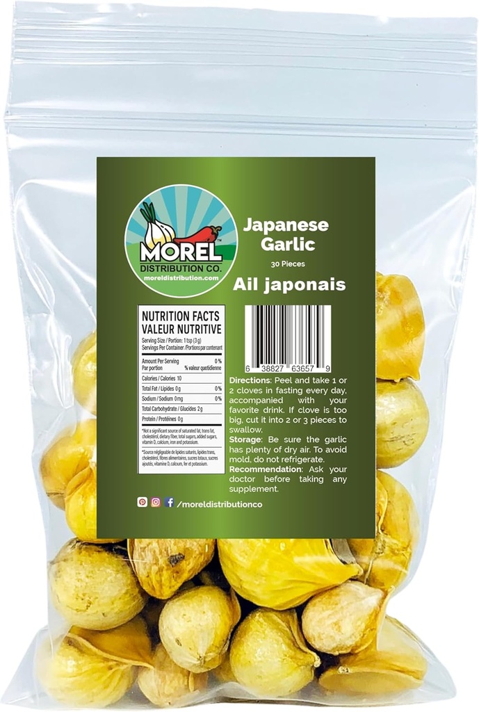 Japonský cesnak / / AJO Japones (100% Natural!) Vyberte si svoj počet za tašku: (30-60-130-150-250-400) (30)