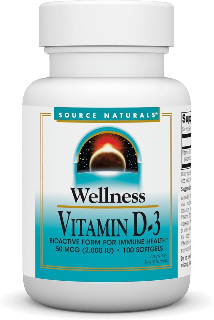 Zdroj Prírodné wellness vitamín D-3, bioaktívna forma pre imunitné zdravie