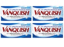 Vanquish Extra sila bolesť Reliever Caplets, 4 Počet