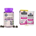Záhrada života Organické plody bazové Gummy pre dospelých & Deti - Imunitná podpora Supplement with Organic Fruit &, Dr Formulované Dámske probiotiká Raz denne, 16 kmeňov, 50 miliárd, 30 kapsúl