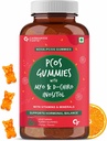 Kavir PCOS Doplnky pre ženy s pomerom Myo & D Chiro Inositol obohatené PCOS Vitamíny a minerály - Orange Aroma - 60 Veg Gummies