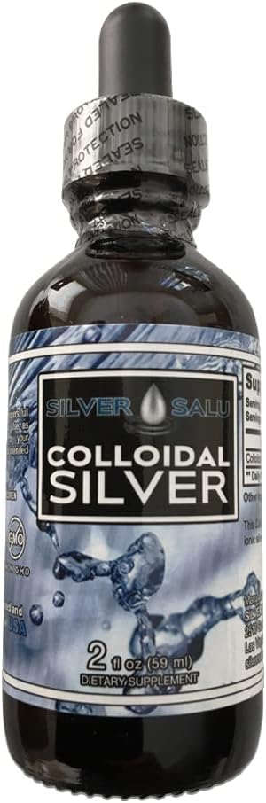 Koloidné striebro Liquid Minerál Supplement pre imunitnú podporu, slúžiace veľkosti 1.9ml o 57 kvapky