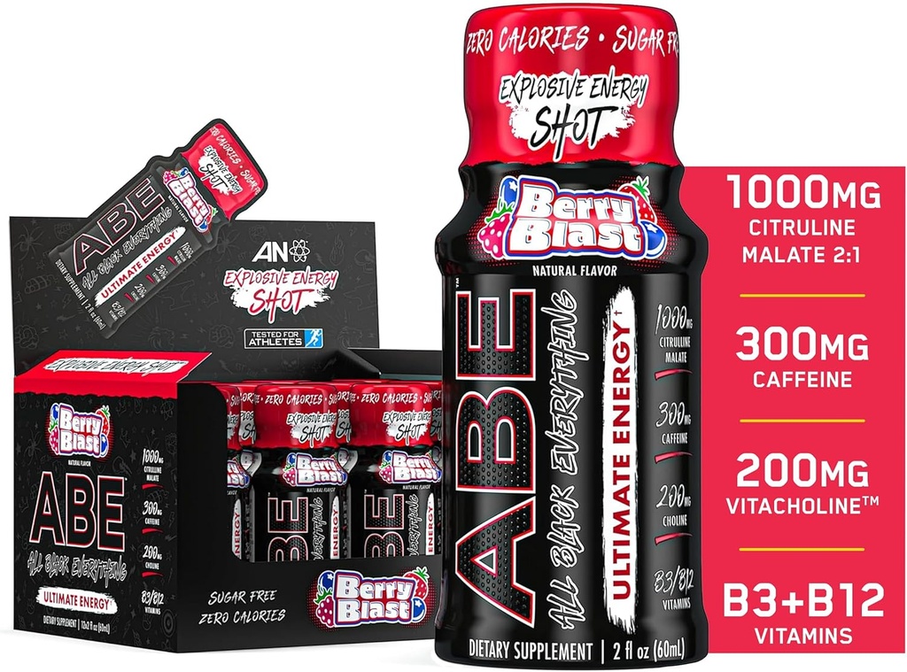 Všetky čierne Všetko Energetické Shots 