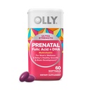 OLLY Ultra sila prenatálne multivitamínové softgely, podporuje zdravý rast, vývoj mozgu, železo, kyselina listová, DHA, vitamíny C, E, 30 dní dodávky-60 Počet