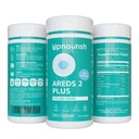 UpNish AREDS 2 Plus Eye Vitamín Supplement, AREDS 2 bez zinku Formula s lutein, Zeaxantin, Saffron, Astaxantin & DHA - 120 softgels