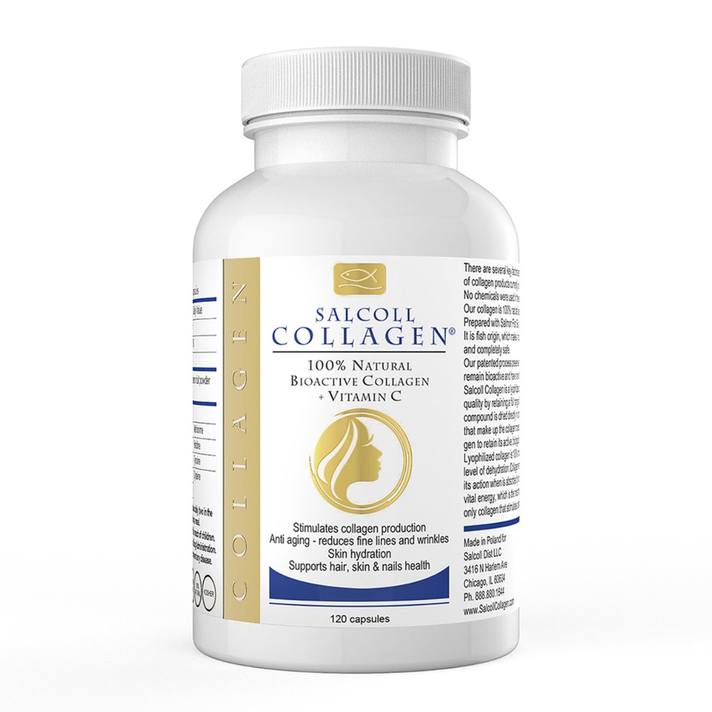 Salcoll Pure Marine Collagen Kožné kapsule (120 gróf) 