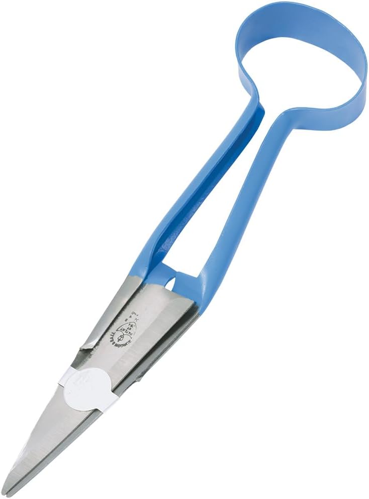 Bent Hand Shear pre ovčie a hospodárske zvieratá - 5.5" Čepeľ - modrá