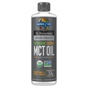 Záhrada života Dr. Formulated Brain Health 100% Organic Coconut MCT Oil 16 fl oz Unflavred, 13g MCTs, Body & Brain Fuel, Certified Non-GMO Vegan & Gluten Free, Hexane-Free