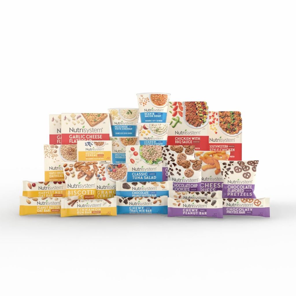 Nutrisystem® Kickstart Vyvážená 7-dňová súprava chudnutia s 28 Delicious Meals & Snacks