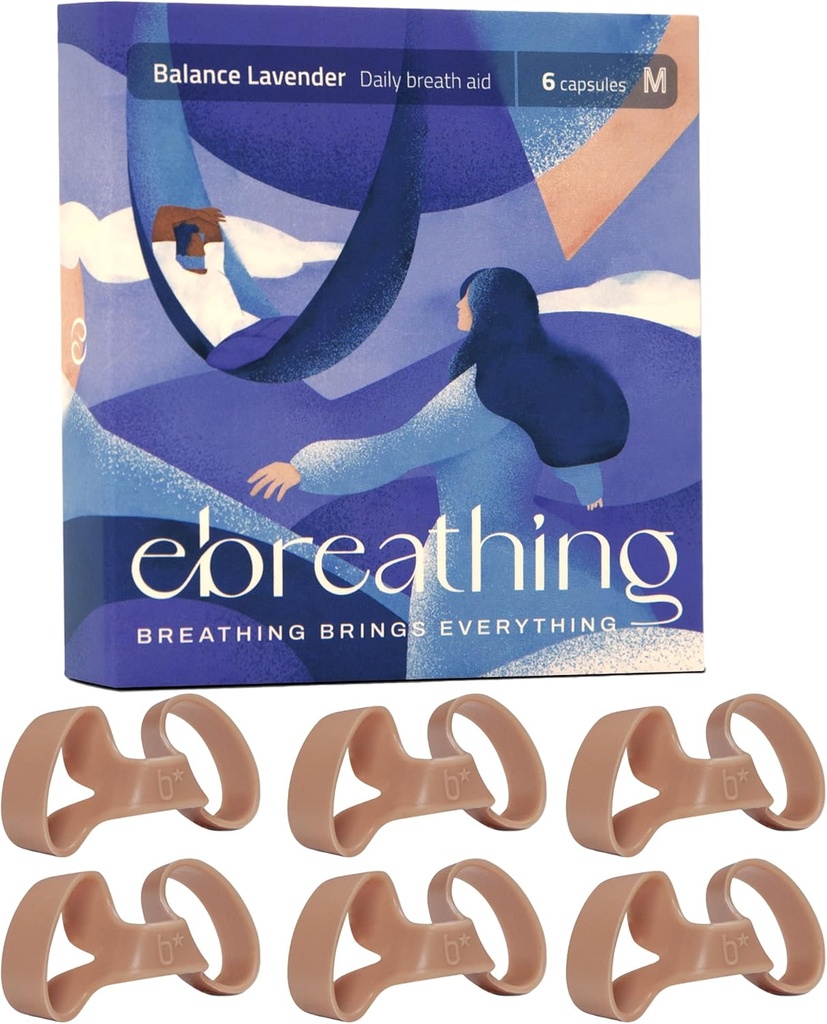 Soft Nasal Dilator pre zlepšenie nosového dychu (Balance Lavender) - Nasal Decongestant, Balance Lavender Nasal Dilators 