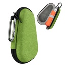 Beautyflier Astma Inhaler Travel Case, Prenosný Zipper Prenosné puzdro pre inhalátor s Clip-On Carabineer, EVA Cestovanie praktický ochranný držiak pre dospelých a deti, Inhalátor nezahrnuté (4IN, Zelená)