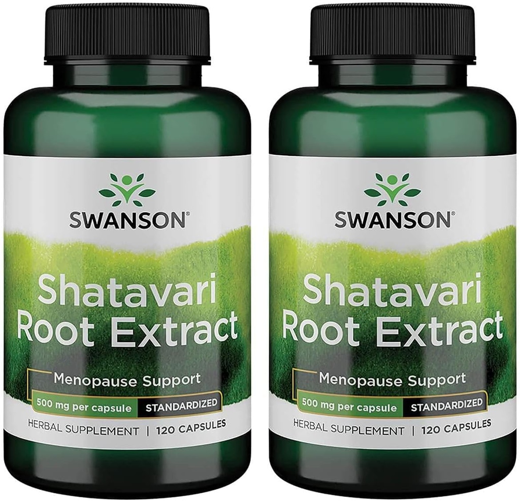 Swanson Shatavari Ayurvedic Female Rejuvenator 500 Milligrams 120 Kapsule (2 balenia)