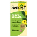 Senokot Pravidelná sila Senna Laxatíva Tablety Zápcha Relief pre dospelých, 50 počet