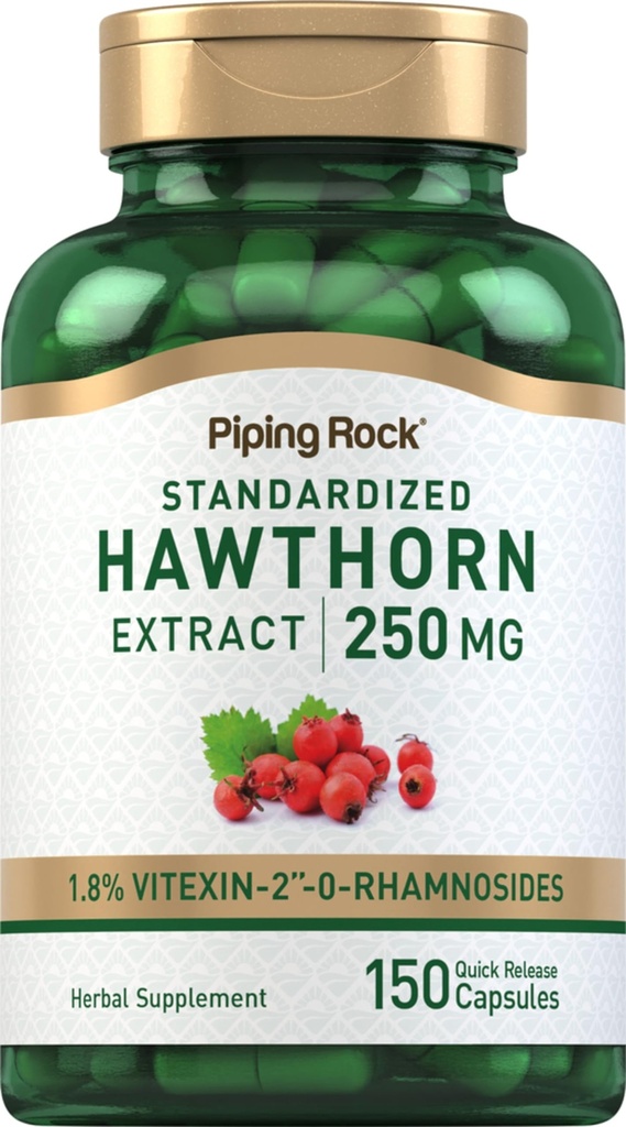 Piping Rock Hawthorn Berry Kapsule 