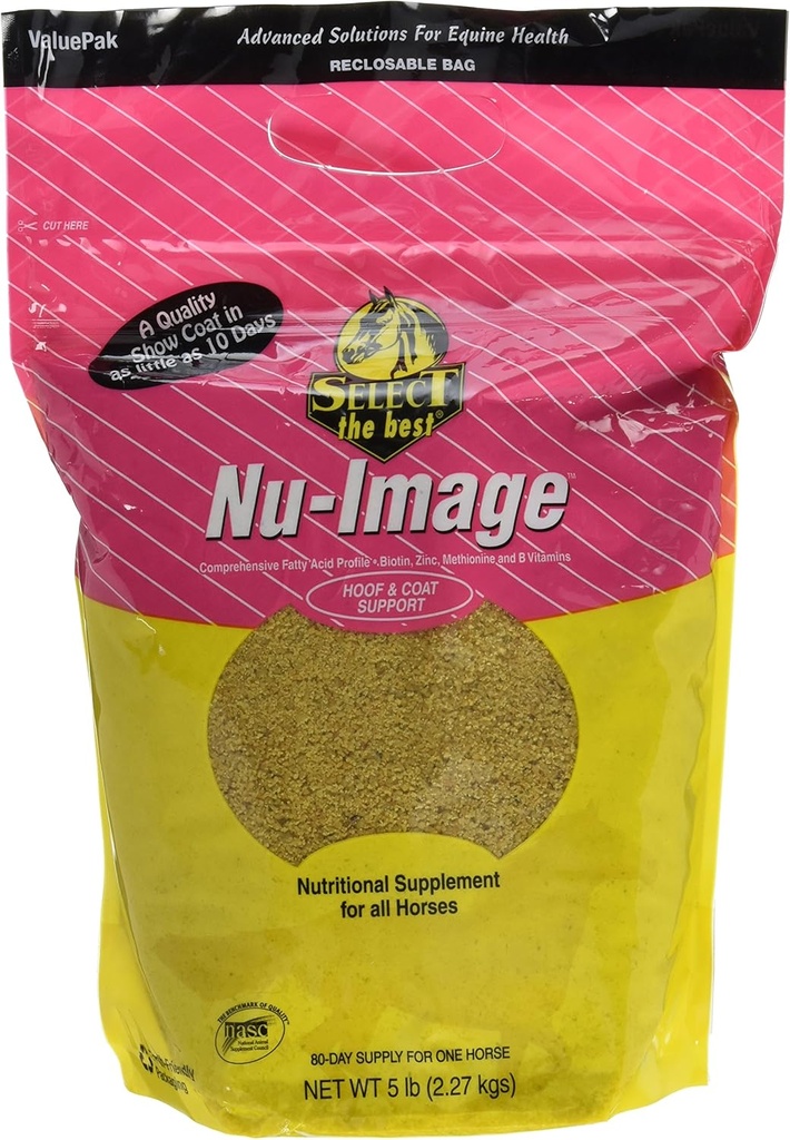 RICHDEL 784299040502 Nu-Image Hoof & Coat Podpora pre kone, 5 lb