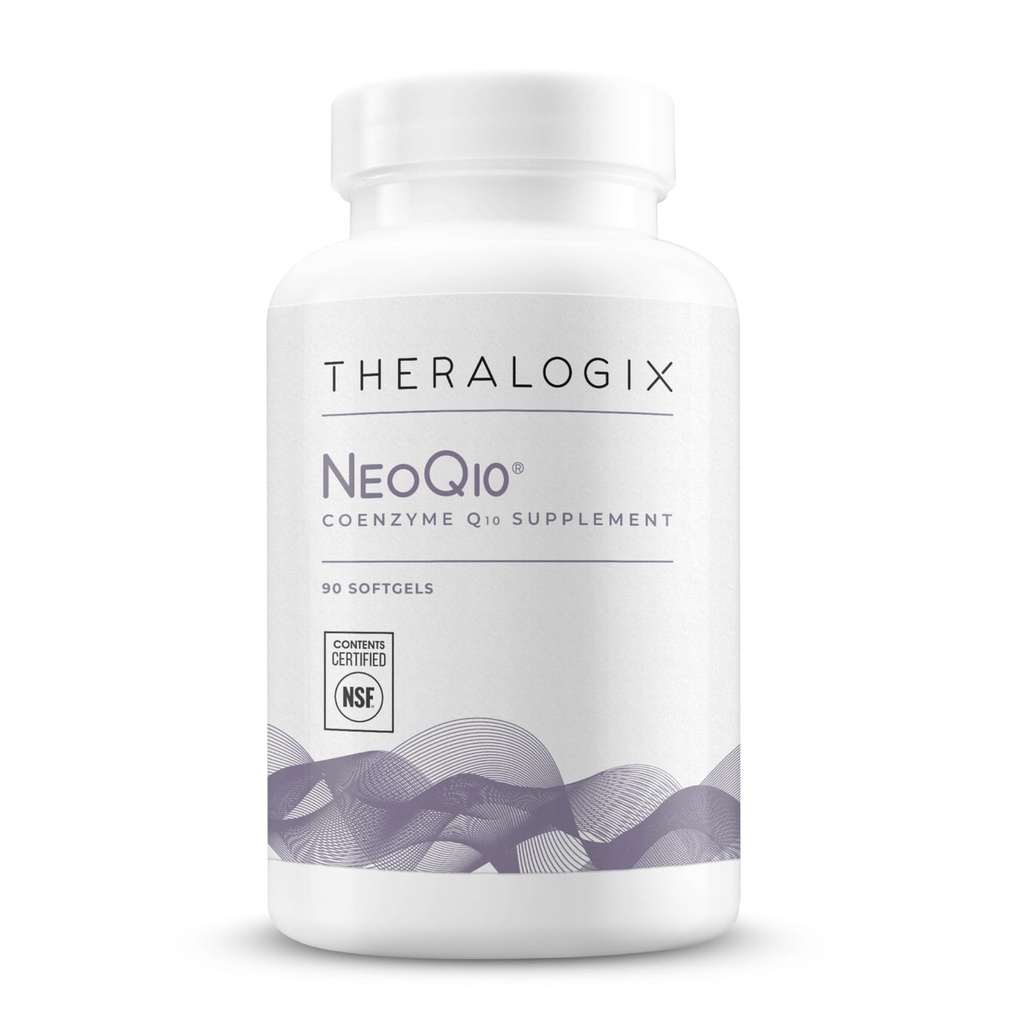 Theralogix NeoQ10 Coenzým Q10 Supplement - Heart Health & Fertility Support - CoQ10 Fertility Supplement for Men & Women* - NSF Certified - 90 Softgels (90-Deň dodávky)