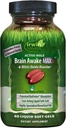 Irwin Naturals Brain Prebuďte sa Max3 + Nitric Oxide Booster 60 Tekutý Softgel