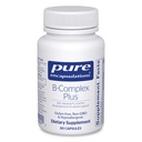 Pure Encapsulations B- Complex Plus - B Vitamíny doplnok na podporu neurologické zdravie, kardiovaskulárne zdravie, energetické hladiny a podpora nervového systému* - s vitamínom B12 a viac - 60 kapsúl