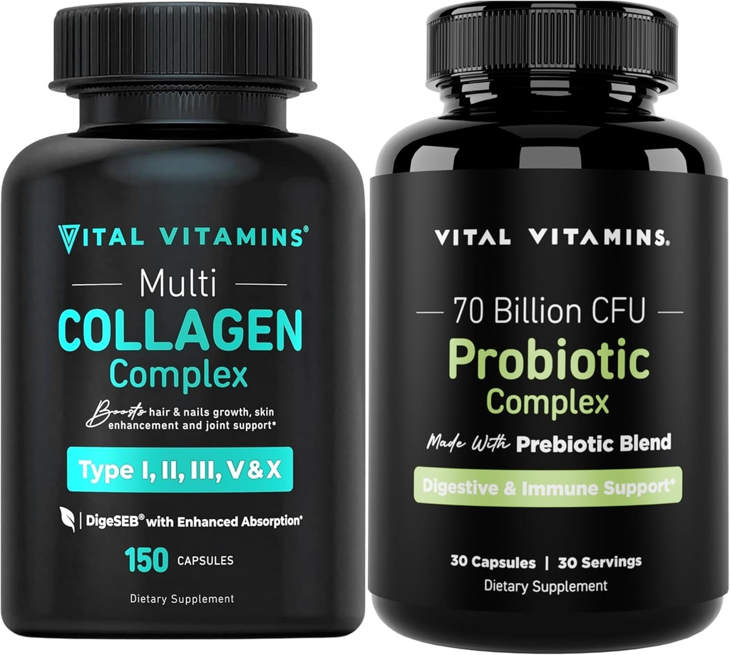 Vital Vitamíny Multikolagén Kapsule + Probiotický komplex