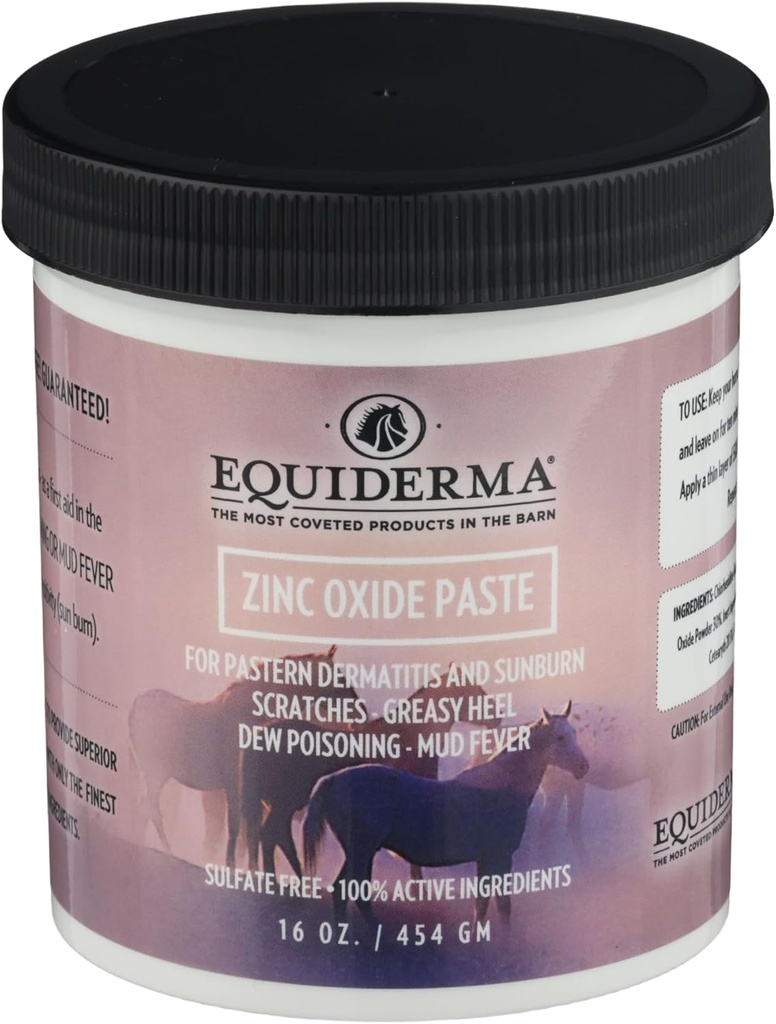 Equiderma Cestoviny na oxid zinočnatý pre kone, 16 oz 