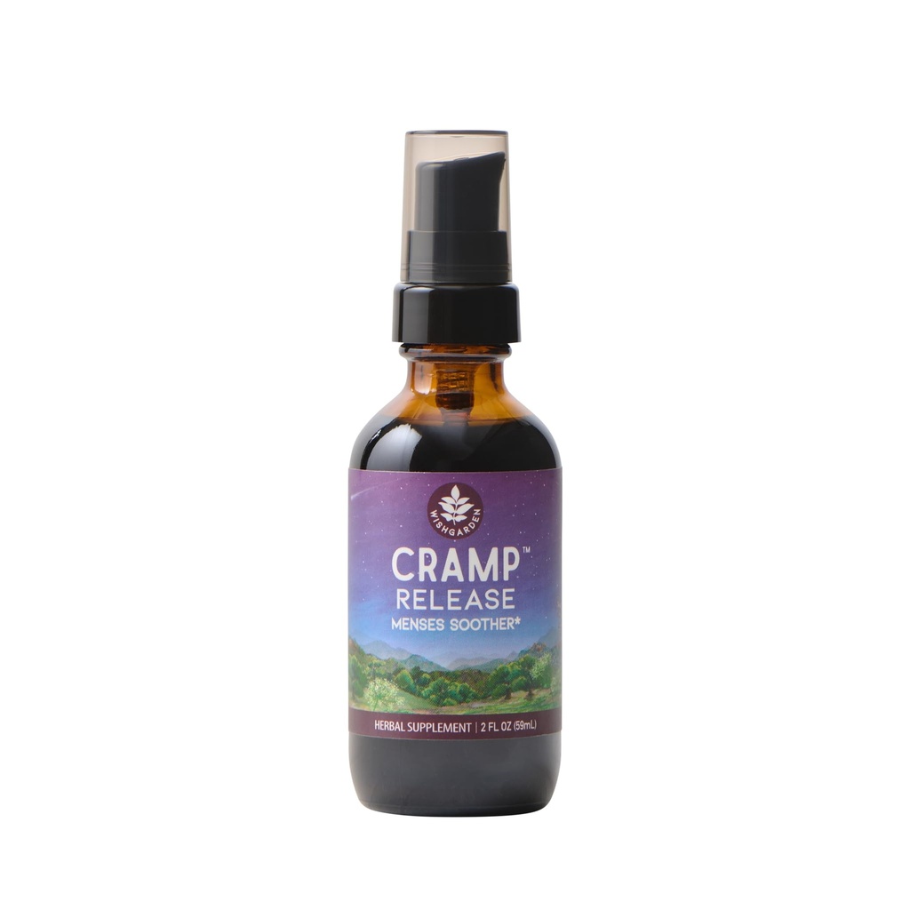 PrianieZáhradné byliny Cramp Release - Prírodné bylinné mäsité Cramp Relief Supplement with Cramp Bark, Fast-Acting Tinture Soothes period Cramps, Podporuje zdravý hormony cyklus, Mood & Relaxation, 2oz