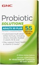 GNC Probiotické riešenia dospelých, prispôsobené Vegetariánska formula pre dospelých 50+, podporuje tráviace a imunitné zdravie, 30 kapsúl