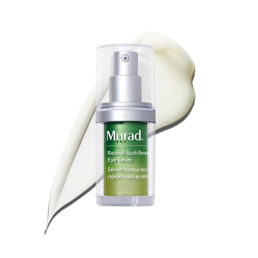 Murad Retinol Youth Obnovenie očné sérum - Retinol Očné sérum Viditeľne zlepšuje podočnatosť tmavé kruhy a znižuje vzhľad jemných čiar, jemne dosť na nočné použitie - 0.5 oz