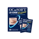 OCuSOFT Lid Scrub Original Eylid Cleanser - Predzvlhčené viečka pre mierne až stredne ťažké podmienky - Čistič očných viečok na čistenie, Komfort & Soothe podráždené viečka - 30 Počet