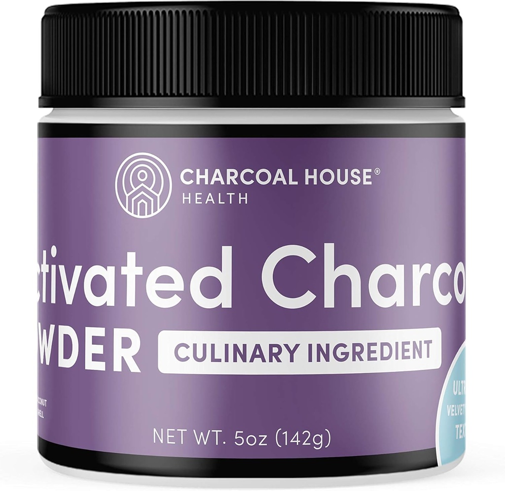 ULTRA FINE Coconut Activated Charcoal Powder - Kulinárske a kozmetické aplikácie, Velvety Smooth Texture pre smoothies, zmrzliny, pečivo, mydlá, Ultra Fine pre mäkké úpravy, No Grit! - 5oz