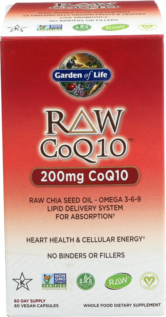Záhrada života Raw Coq10, 60 Ct