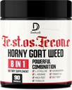 90 Kapsule - 8in1 Horny Kozia burina od Muži, Tribulus Terrestris, L-Arginín, Maca Root, Tongkat Ali, Beet Root - Energetické cvičenie svalovej sily Podpora