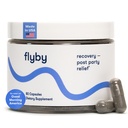 Flyby Recovery Supplement - All The Hang, Without The Over!TM - s mliečnym bodliak, vitamín C, Aktivovaný Charcoal, a jablkový Cider Ocot - Pre & Post Pitting Formula (80 počet)