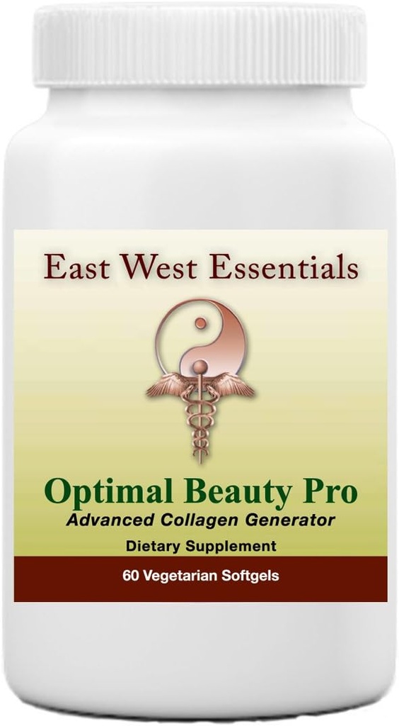 Optimálna krása Pro - Dietary Supplement by East West Essentials - Podporuje hrubšie, zdravšie vlasy - pomáha budovať kolagén - znižuje jemné linky a vrásky