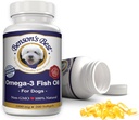 Benson's Best Omega 3 Fish Oil for Psy - Poskytuje 43% viac Omega 3 mastné kyseliny ako lososový olej - 200 Softgels 1000 mg - 100% Pure, Non-GMO, Natural Pet Food Dog Fish Oil Supplements