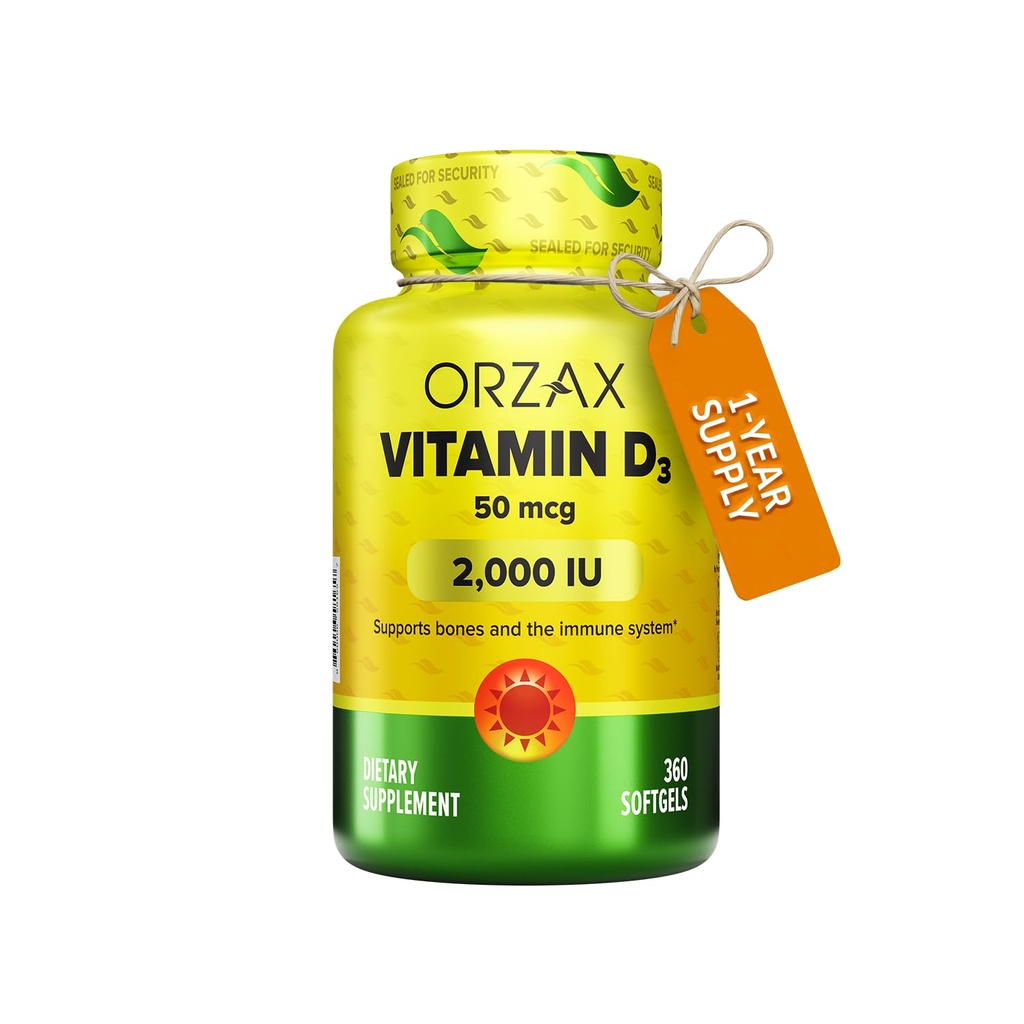 ORZAX vitamín D3 2000 iu (50 μg) 