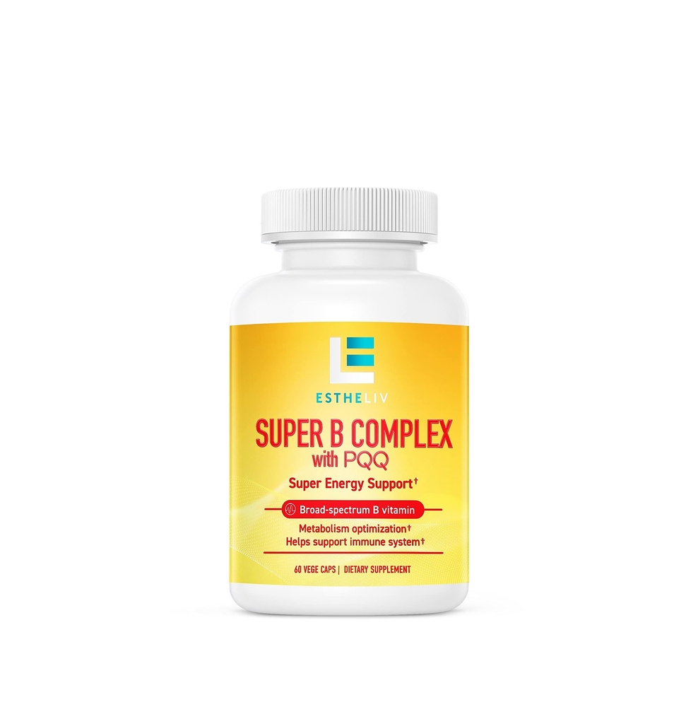 ESTHELIV® Super B Complex s PQQ - 60 VegeCaps