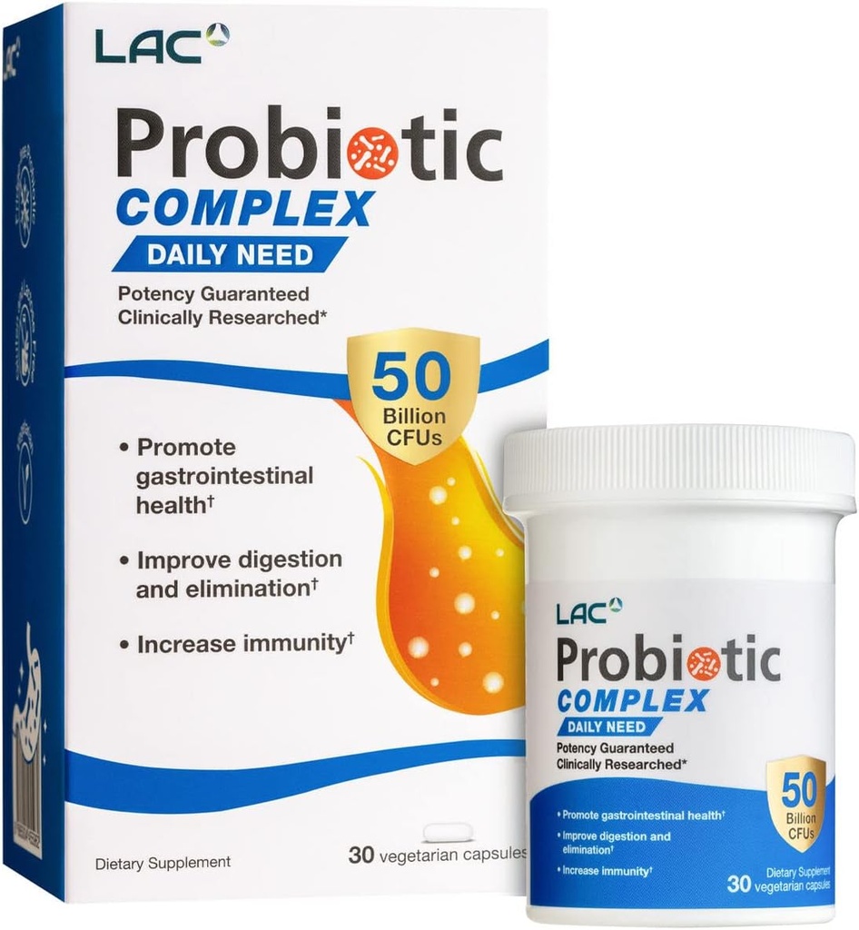 LAC Probiotic Complex 50 miliárd CFUs 