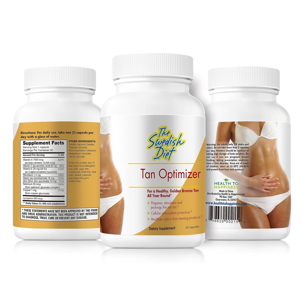 Optimizátor Tankingové pilulky bez cukru s 25 000 IU vitamínu A, betakarotén a antioxidanty pre zdravie pokožky a imúnnu podporu 30 kapsúl