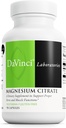DaVinci Labs Magnézium Citrát - Dietary Supplement to Support Muscle Health, Healthy Nerves and Mineral Absorbtion* - with 140 mg Magnézium per Serving - Gluten-free - 90 Rastlinné kapsule