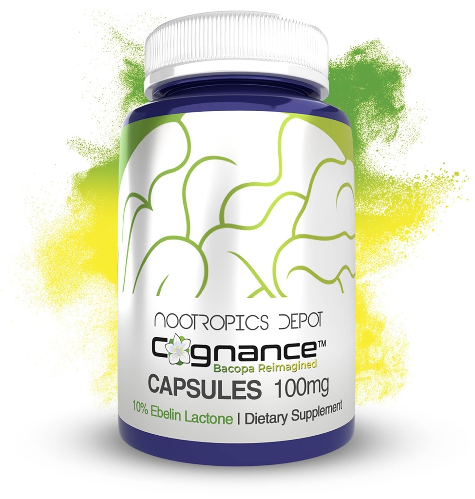 Nootropics Depot Cognance Enhanced Bacopa Capsules 100mg 
